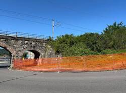 Gemonio, i cantieri accanto alla ferrovia