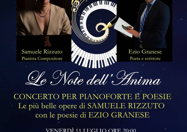 A GALLARATE \"LE NOTE DELL\'ANIMA\" CONCERTO DI PIANOFORTE E POESIE