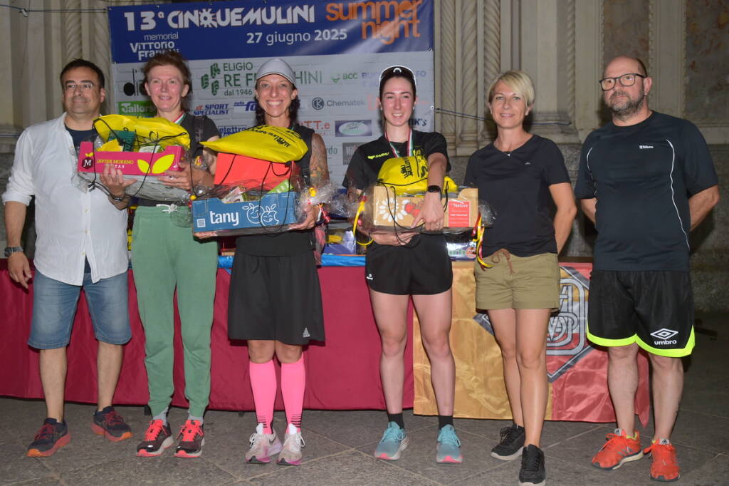 Cinque Mulini Summer Night 2025, una serata di sport e emozioni. I vincitori