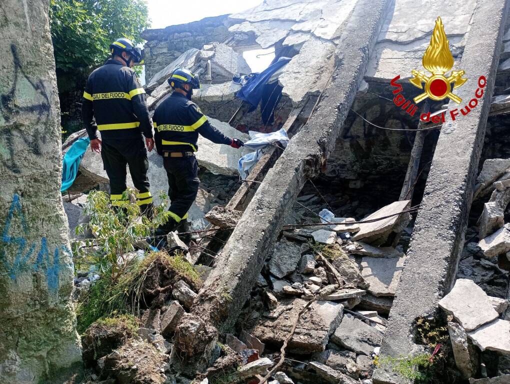 Crollo alle fornaci di Caldè
