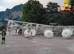 crollo ruota panoramica lecco