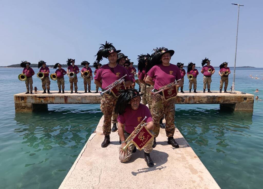 I bersaglieri di Vergiate arrivano in Croazia