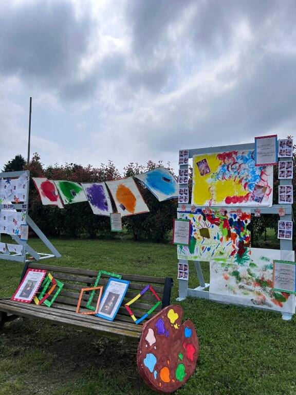 I lavori dei bambini di Cadrezzate con Osmate ispirati a Leonardo da Vinci