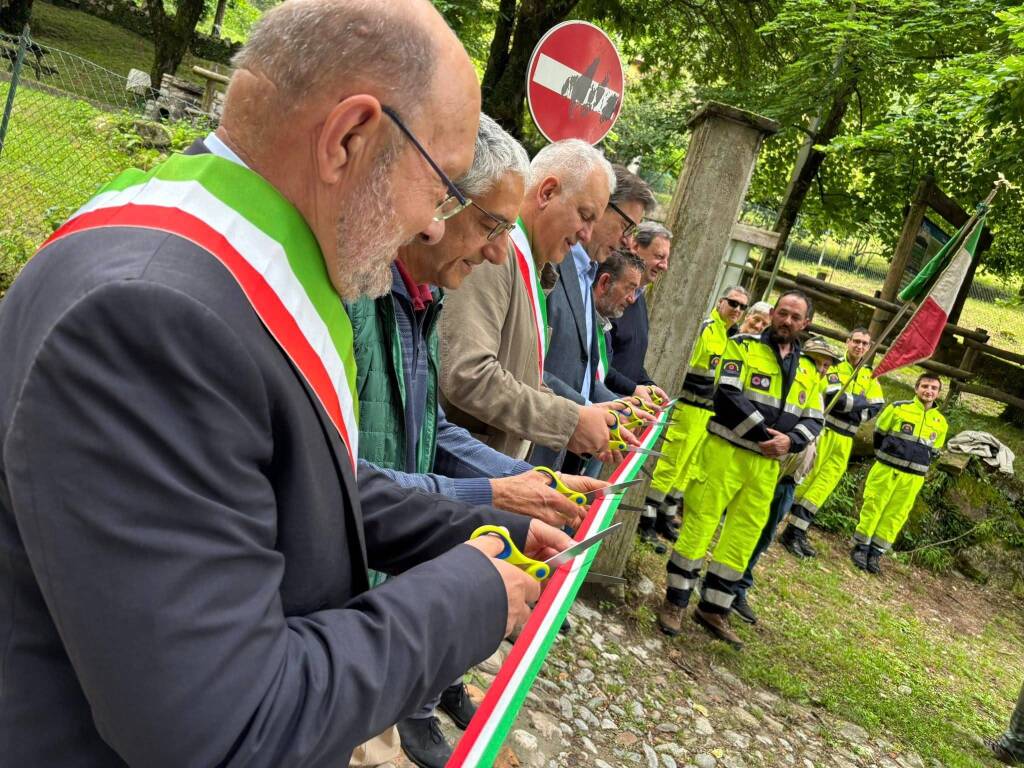 Il ministro Giorgetti in visita a Orino
