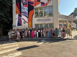 Inaugurato il murales alle Bonvesin De La Riva a Legnano