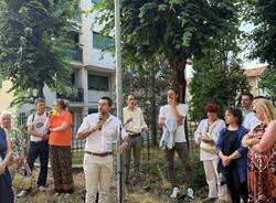 Inaugurato il murales alle Bonvesin De La Riva a Legnano