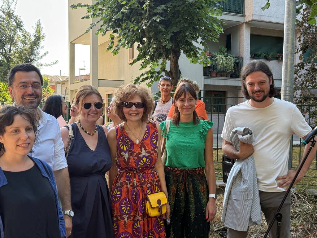 Inaugurato il murales alle Bonvesin De La Riva a Legnano
