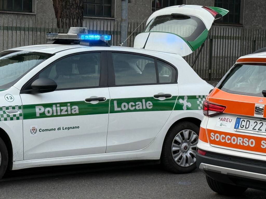 Incidente sul viale Toselli a Legnano 