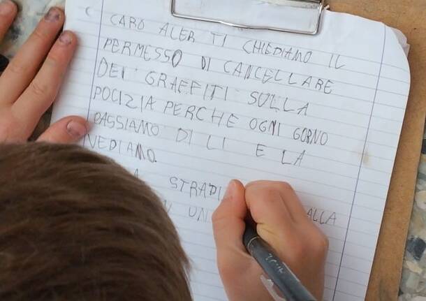 lettere bambini di San Fermo
