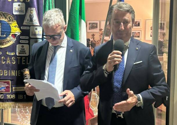 Lions Club Legnano Castello le Robinie cambio di carica