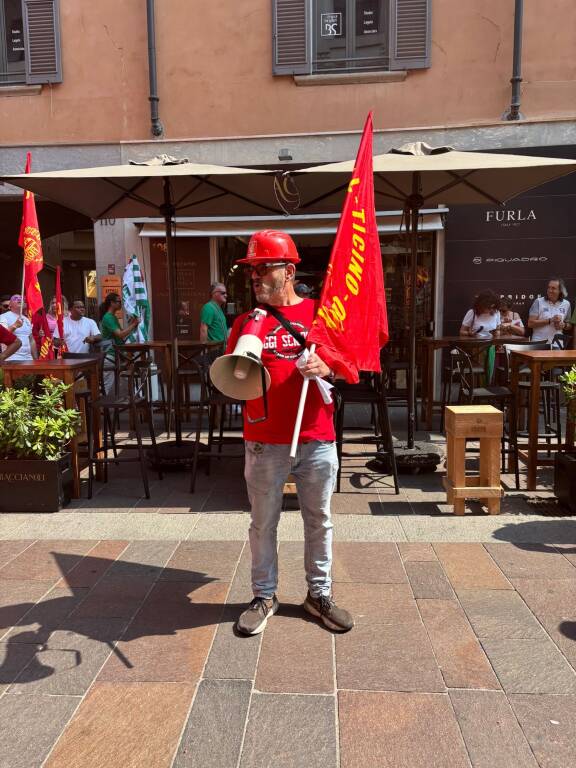 Mobilitazione a Bergamo: Metalmeccanici di Legnano