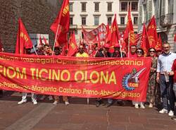 Mobilitazione a Bergamo: Metalmeccanici di Legnano
