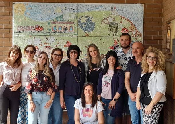 mosaici scuole sangiano e caravate