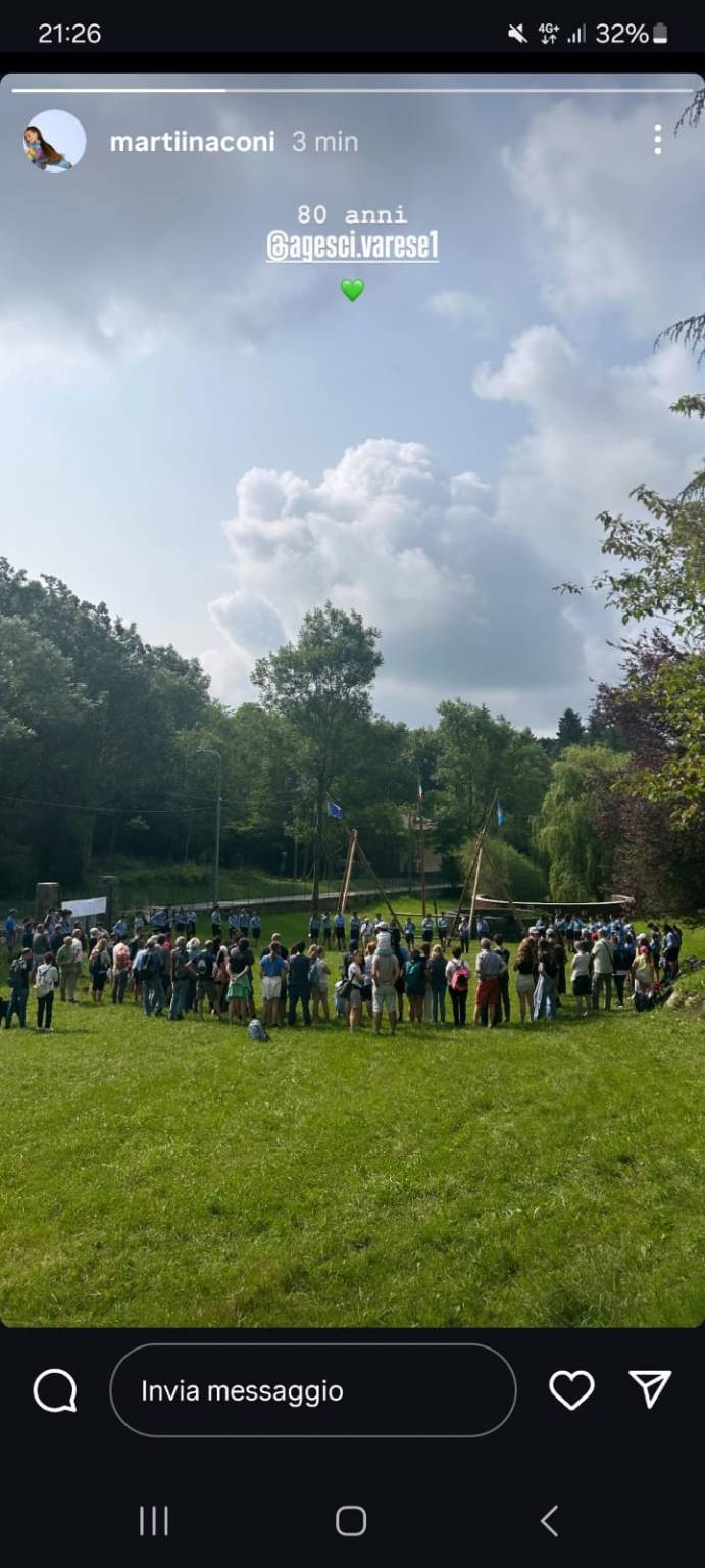 Ottant’anni di scoutismo a Varese: il gruppo Agesci Varese 1 festeggia alla Rasa