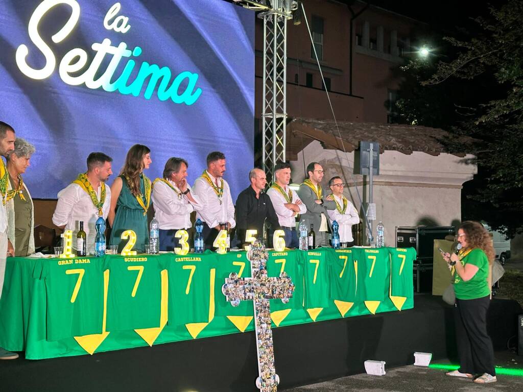 Palio 2025: cena della vittoria - contrada Sant'Ambrogio 