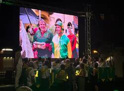 Palio 2025: cena della vittoria - contrada Sant'Ambrogio 