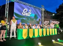 Palio 2025: cena della vittoria - contrada Sant'Ambrogio 