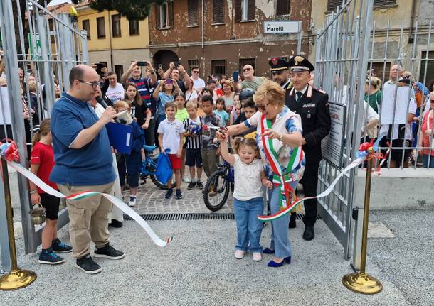 Riqualificato il parco di Villa Dell'Acqua a Cerro Maggiore: l'area verde rinasce tra giochi e pista da pump track