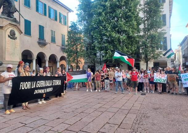 Varese - manifestazione per la Palestina