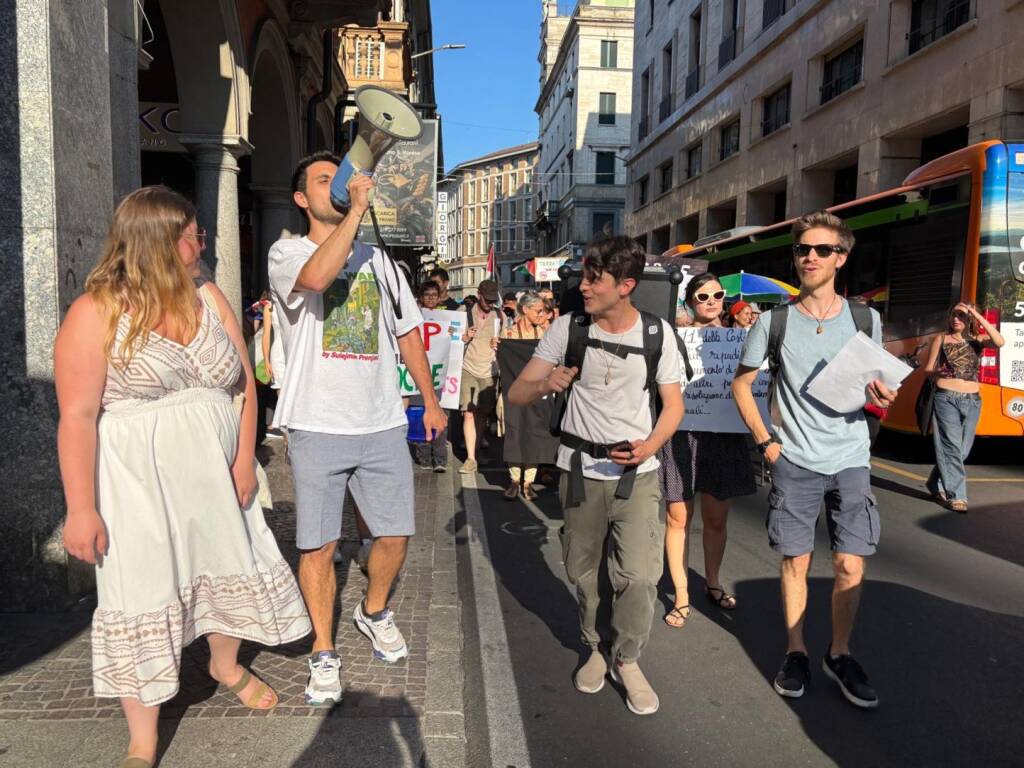Varese - manifestazione per la Palestina