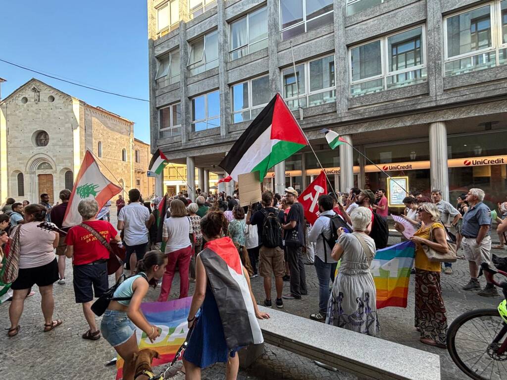 Varese - manifestazione per la Palestina