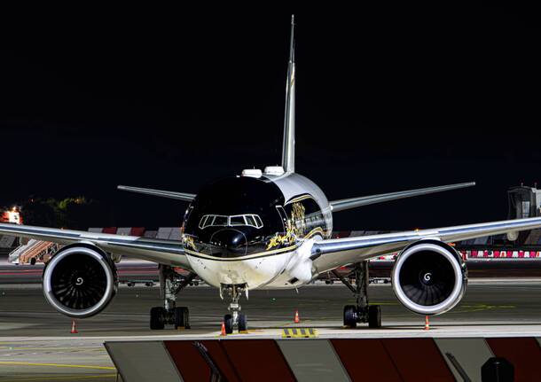 L’aereo di stato della Guinea Equatoriale a Malpensa