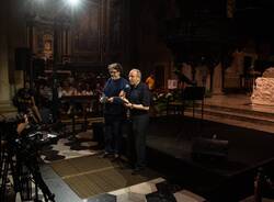 Alessandro Preziosi, le foto dalla basilica di san Vittore