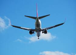 atterraggio decollo aereo Malpensa