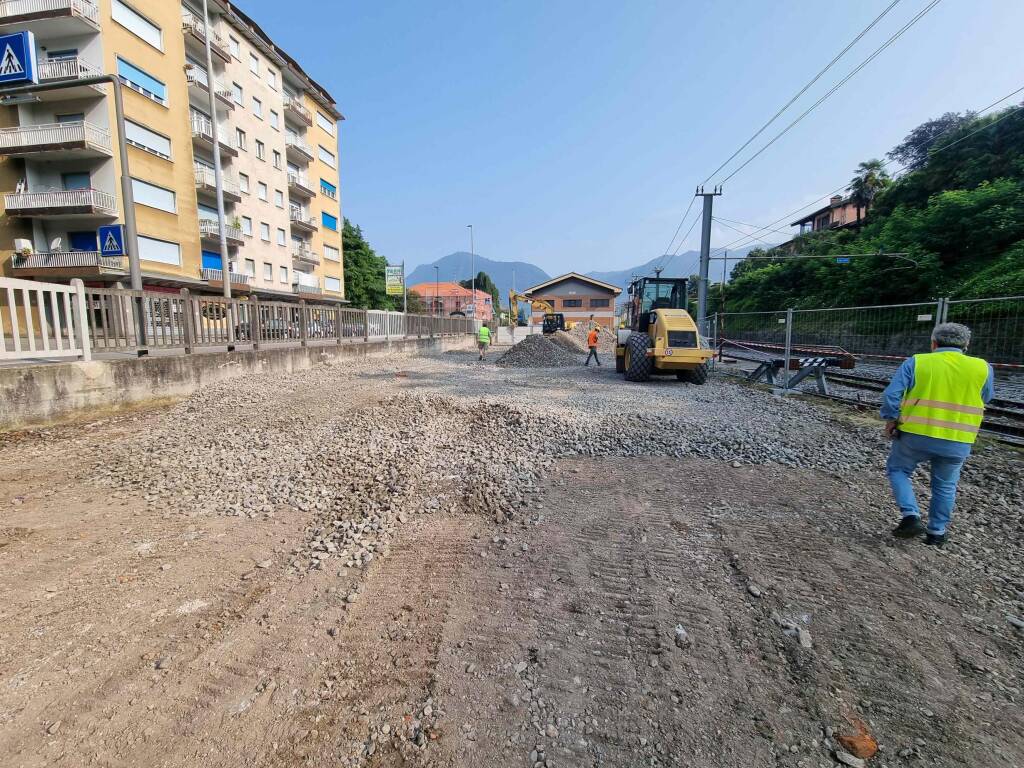 Lavori raddoppio ferroviario Gemonio - Cittiglio