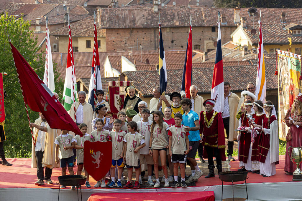 La premiazione del palio di Castiglione Olona 2025