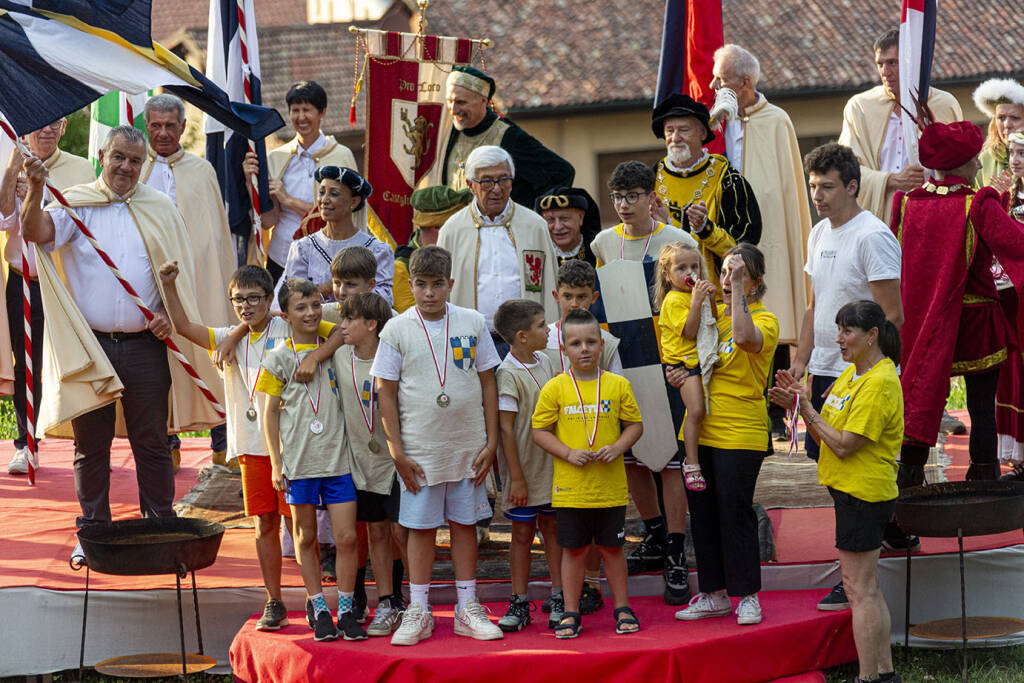 La premiazione del palio di Castiglione Olona 2025