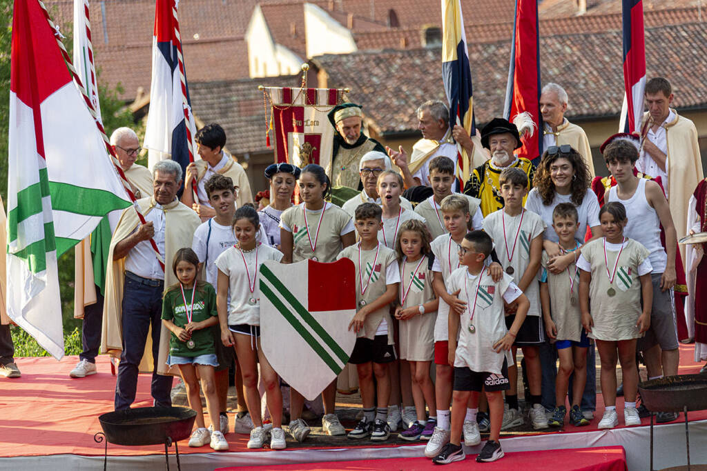 La premiazione del palio di Castiglione Olona 2025