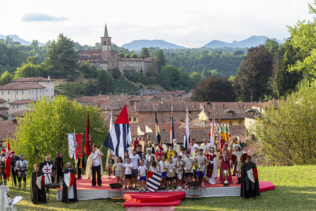 La premiazione del palio di Castiglione Olona 2025