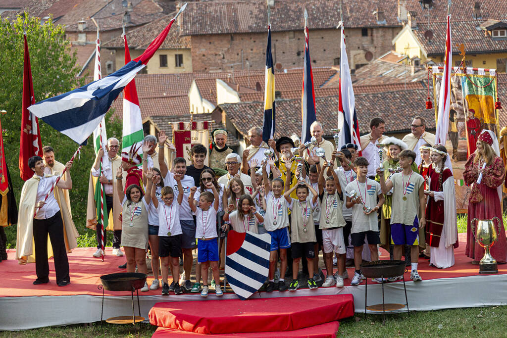 La premiazione del palio di Castiglione Olona 2025