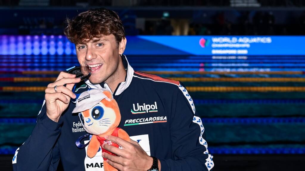 L\'argento di Tete Martinenghi ai Mondiali sui 100 rana ai Mondiali