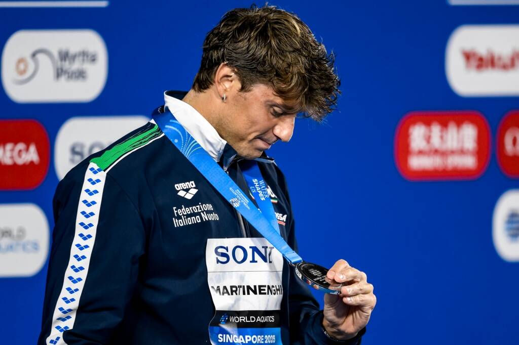 L\'argento di Tete Martinenghi ai Mondiali sui 100 rana ai Mondiali