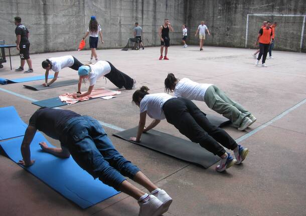Ginnastica in carcere varese