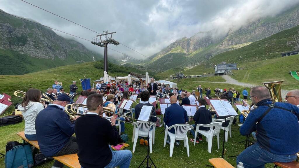 Il corpo musicale santa Cecilia di castellanza ad Alagna