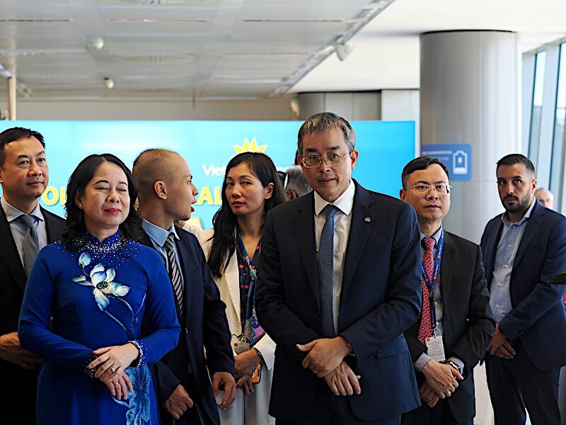 Il debutto del volo Milano Malpensa Hanoi
