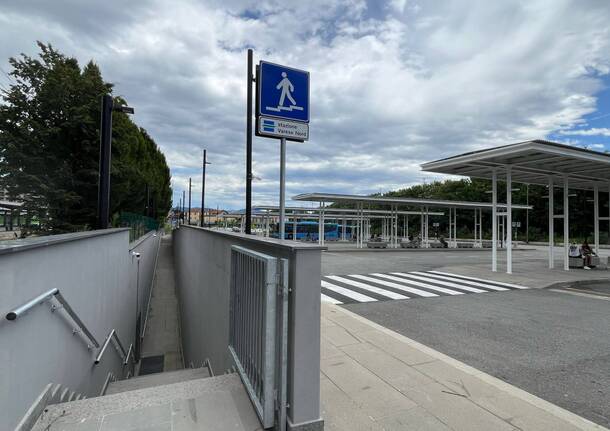 Il nuovo sottopassaggio tra piazzale Kennedy e la stazione Nord a Varese