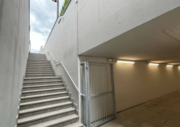Il nuovo sottopassaggio tra piazzale Kennedy e la stazione Nord di Varese