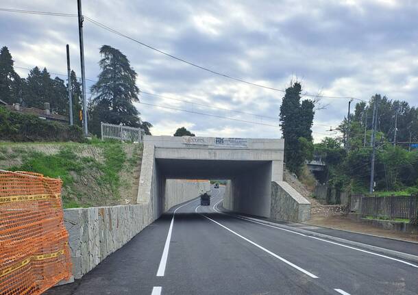 Il nuovo sottopasso di Laveno