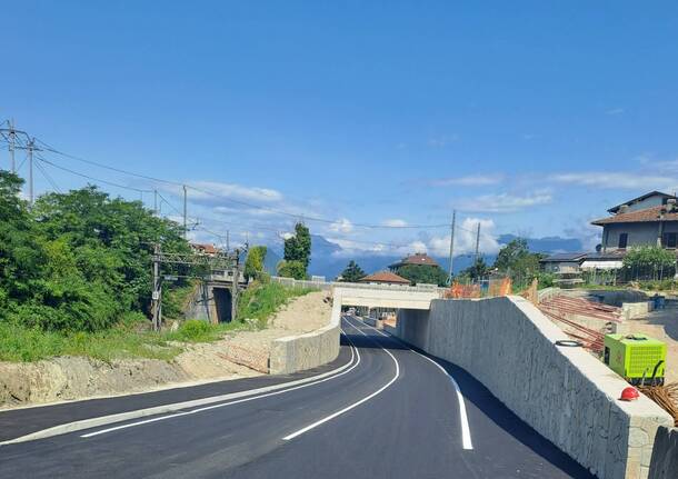 Il nuovo sottopasso di Laveno