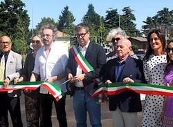 Inaugurata la rotonda di viale Milano a Gallarate