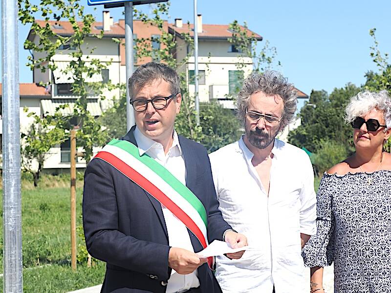 Inaugurata la rotonda di viale Milano a Gallarate