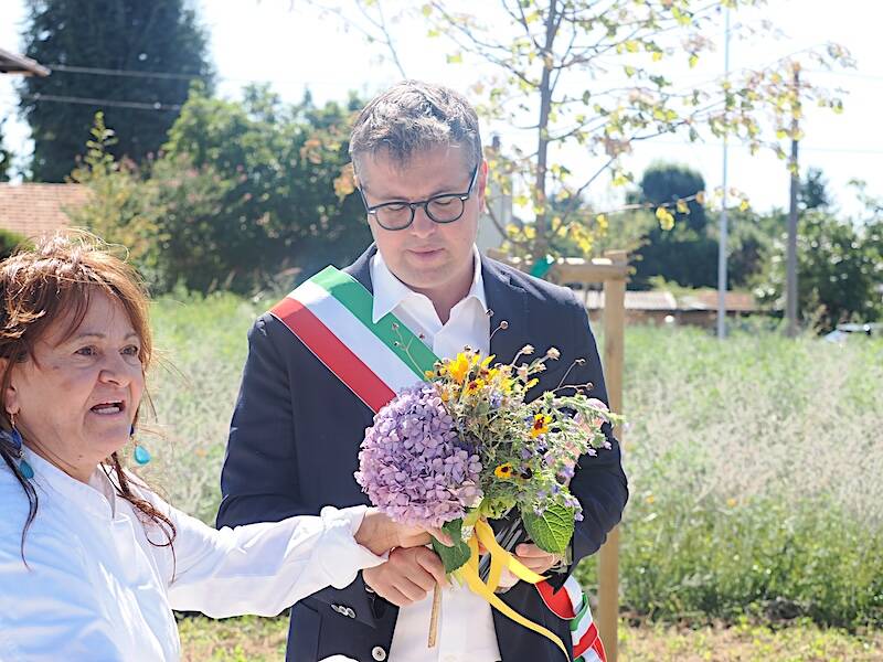 Inaugurata la rotonda di viale Milano a Gallarate