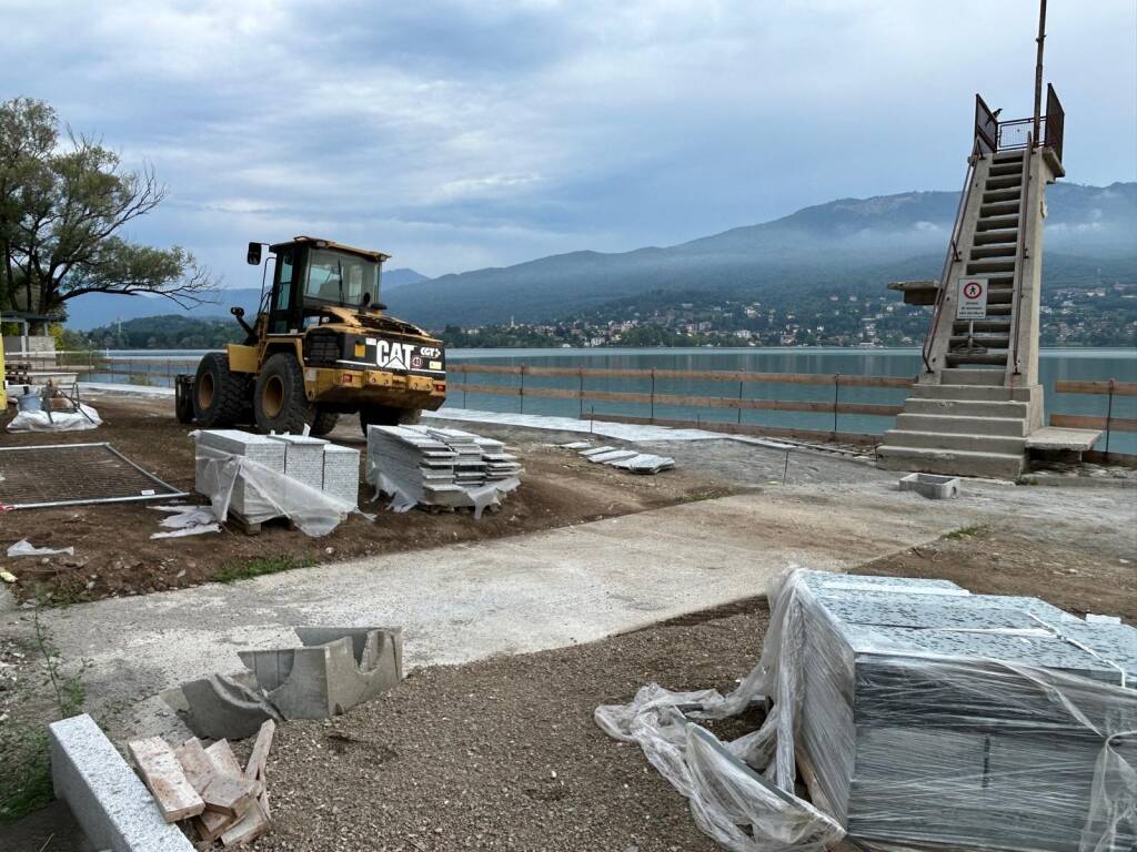 Lavori alla Strencia di Biandronno