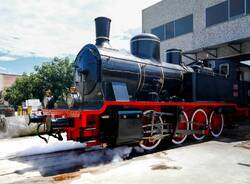 locomotiva a vapore 240-05 storica trenord 