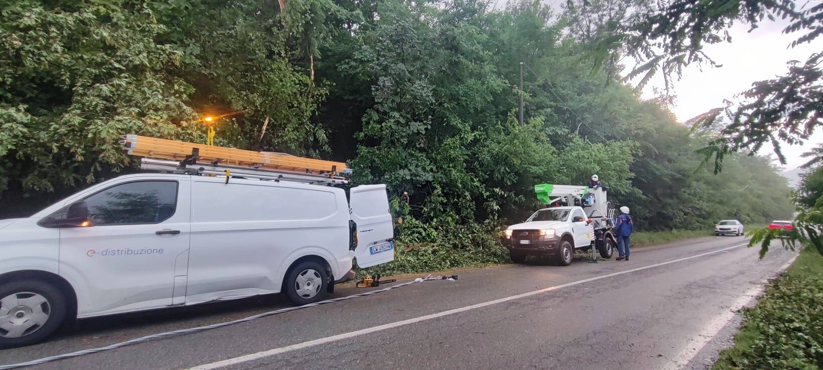 Maltempo a Ranco