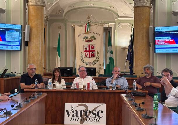 Mauro della porta raffo a villa recalcati con le testate varesine